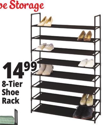 Ocean State Job Lot 8-tier shoe rack offer