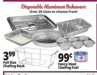 Ocean State Job Lot Disposable aluminum pans offer