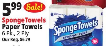 Ocean State Job Lot Spongetowels paper towels offer