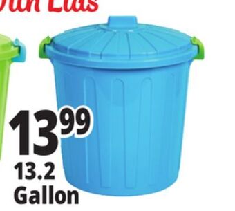 Ocean State Job Lot Hemicasa large oscar bin with lid and handles, 50 l offer