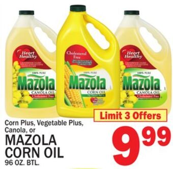 C Town Mazola corn oil offer