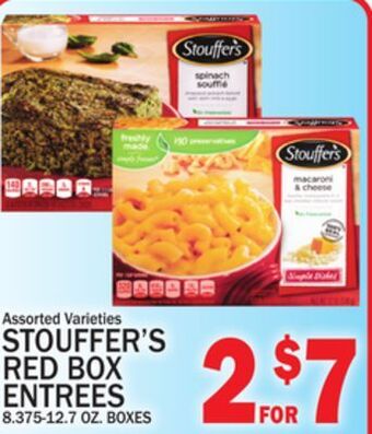 C Town Stouffer's red box entrees offer