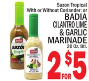C Town Badia cilantro lime & garlic marinade offer