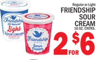C Town Friendship sour cream offer