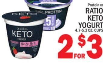 C Town Ratio keto yogurt offer