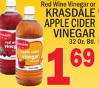 C Town Krasdale apple cider vinegar offer
