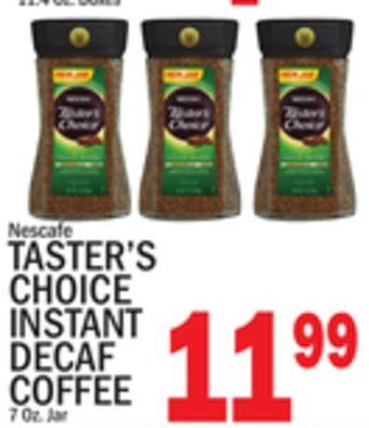 C Town Nescafe taster's choice instant decaf coffee offer