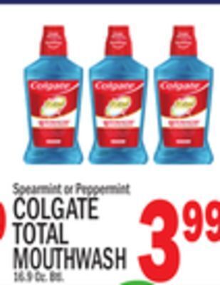C Town Colgate total mouthwash offer