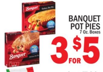 C Town Banquet pot pies offer