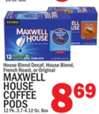 C Town Maxwell house coffee pods offer