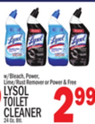 C Town Lysol toilet cleaner offer