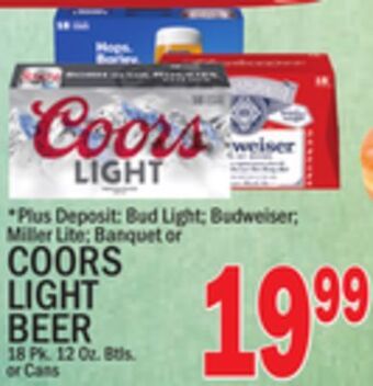 C Town Coors light beer offer