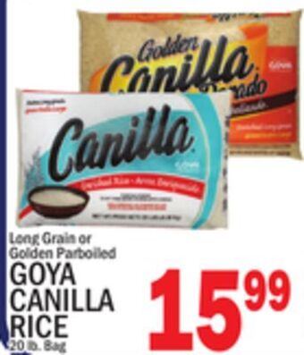 C Town Goya canilla rice offer