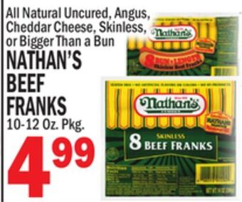 C Town Nathan's beef beef franks offer