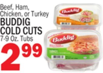 C Town Buddig cold cuts offer