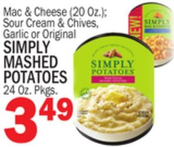 C Town Simply mashed potatoes. 24 oz. pkgs offer