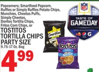 C Town Tostitos tortilla chips party size offer