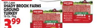Bravo Supermarkets Shady brook farms ground turkey offer
