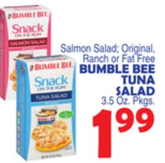 Bravo Supermarkets Bumble bee tuna salad offer