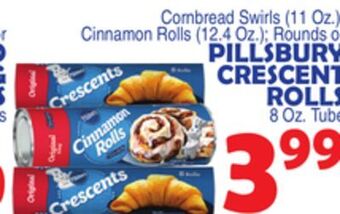 Bravo Supermarkets Pillsbury crescent rolls 8 oz. tube offer