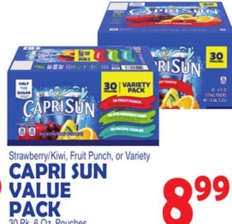 Bravo Supermarkets Capri sun value pack offer