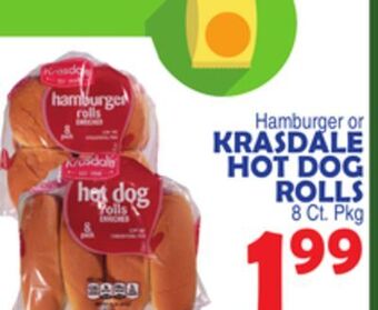 Bravo Supermarkets Krasdale hot dog rolls offer