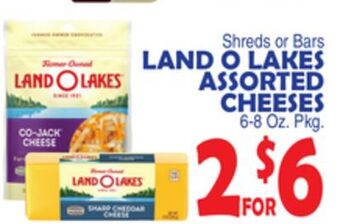 Bravo Supermarkets Land o lakes assorted cheeses offer