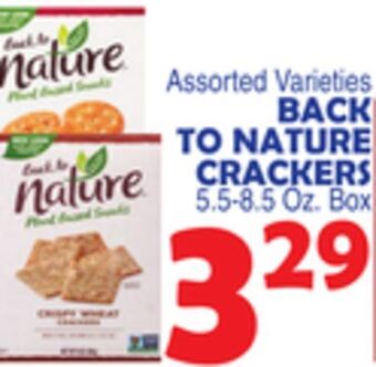 Bravo Supermarkets Back to nature crackers offer