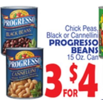 Bravo Supermarkets Progresso beans offer