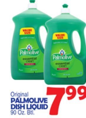 Bravo Supermarkets Palmolive dish liquid offer