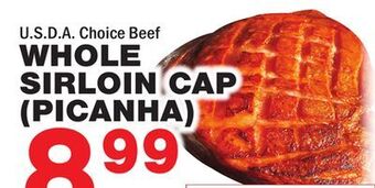 Bravo Supermarkets Whole sirloin cap (picanha) offer