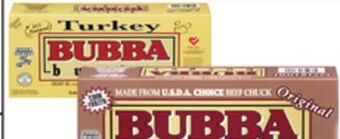 Bravo Supermarkets Bubba burger burger offer