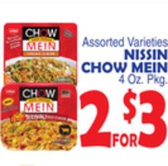 Bravo Supermarkets Nissin chow mein offer