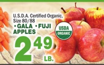 Bravo Supermarkets Gala, fuji apples offer