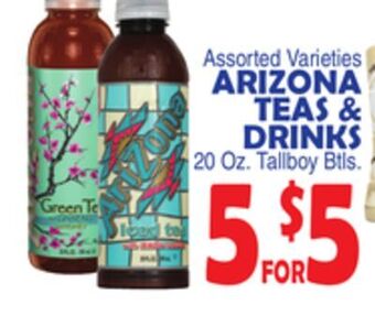 Bravo Supermarkets Arizona teas & drinks offer