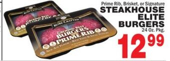 Bravo Supermarkets Steakhouse elite burgers offer