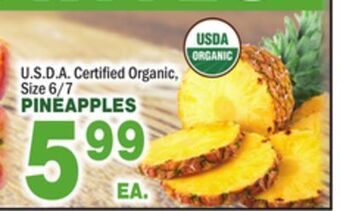 Bravo Supermarkets Pineapples offer