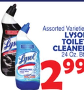 Bravo Supermarkets Lysol toilet cleaner offer