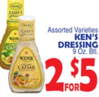 Bravo Supermarkets Ken's dressing offer