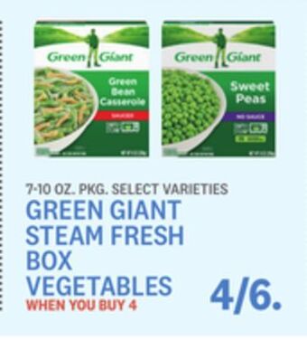 Kings Food Markets Green giant steam fresh box vegetables offer