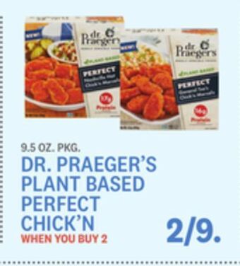 Kings Food Markets Dr. praeger's plant based perfect chick'n offer