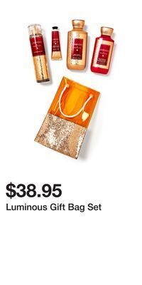Bath & Body Works Luminous gift bag set offer