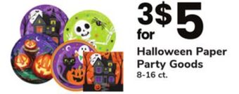 ACME Halloween paper party goods offer