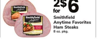 ACME Smithfield anytime favorites ham steaks offer