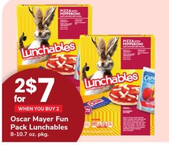 ACME Oscar mayer fun pack lunchables offer
