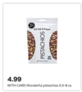CVS Wonderful pistachios offer