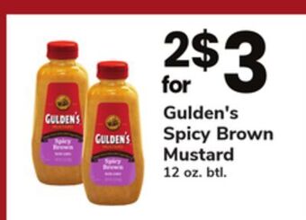ACME Gulden's spicy brown mustard offer