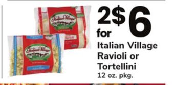 ACME Italian village ravioli or tortellini offer