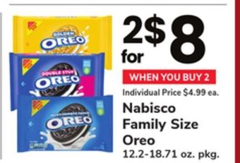 ACME Nabisco family size oreo offer