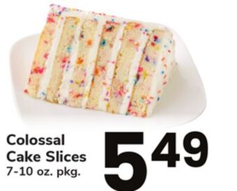 ACME Colossal cake slices offer